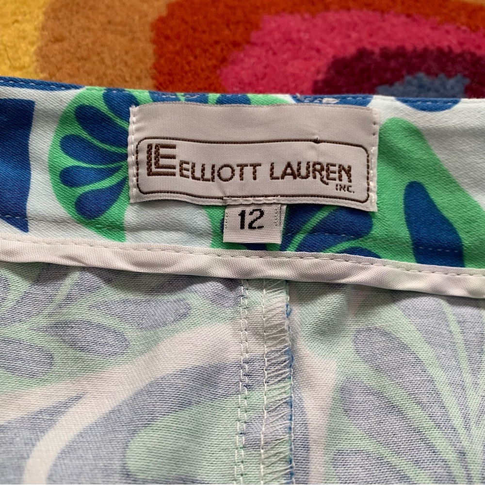 Elliott Lauren Fun Tribal / Polynesian / Tiki Design Skirt - Picture 7 of 13